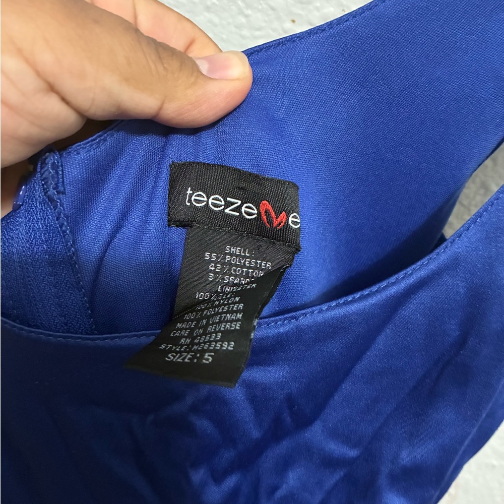 Tees Me Blue Dress